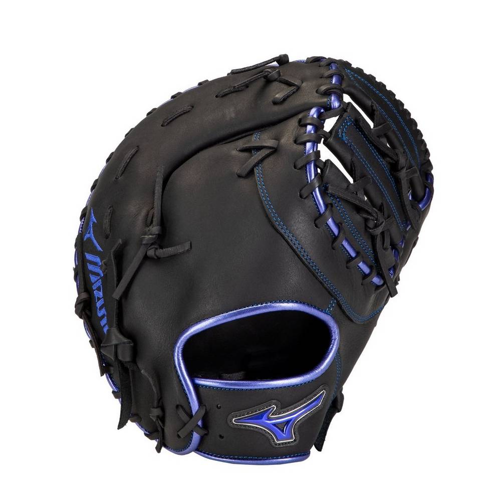 Catchers Mitt Mizuno Baseball MVP Prime SE First Base 12.5" - Homem - Pretas/Azul Marinho - XNZTR017